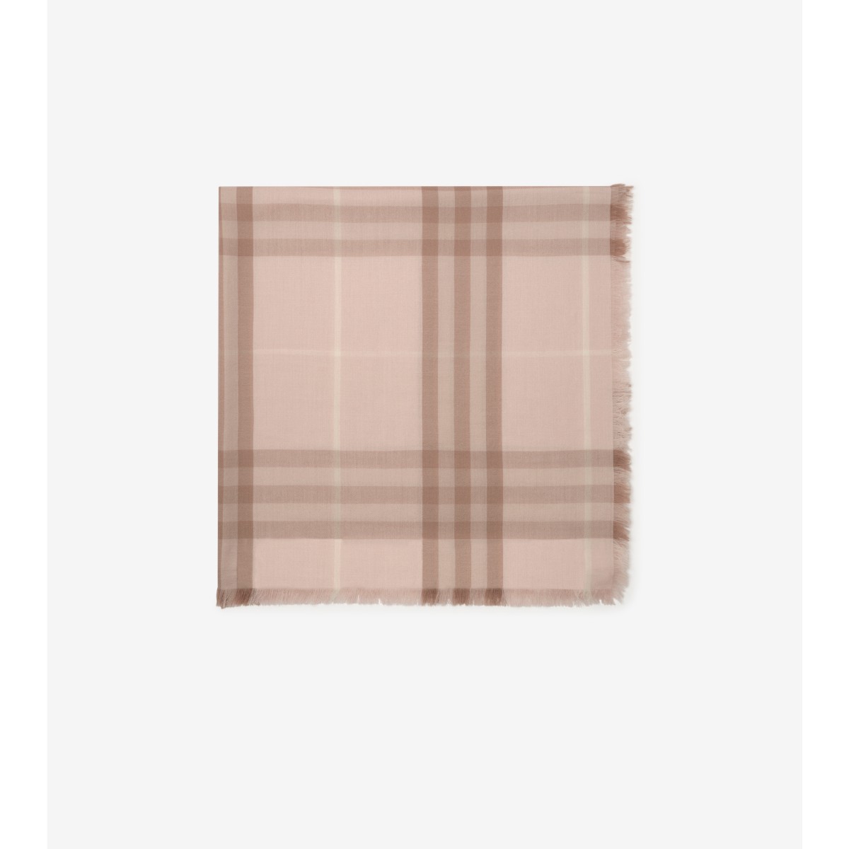  Check Wide Cashmere Scarf