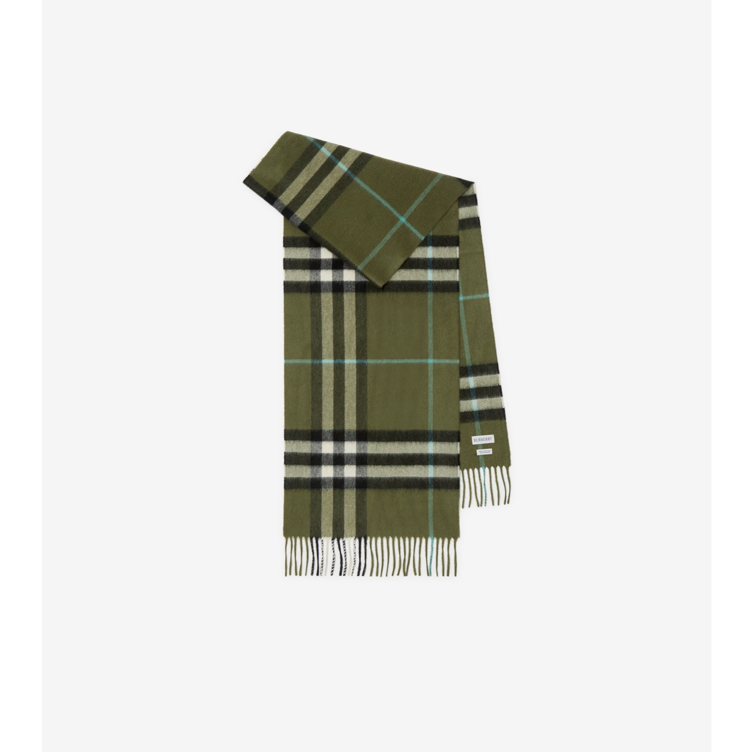 Check Cashmere Scarf