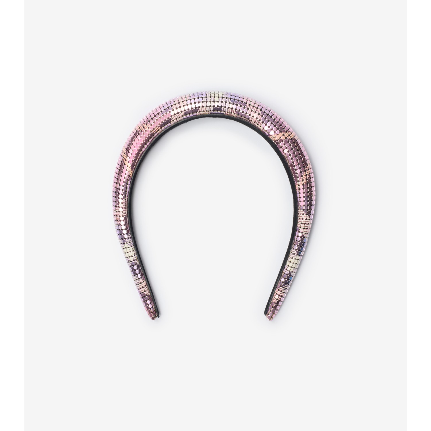Check Mesh Headband in Dawn pink | Burberry® Official