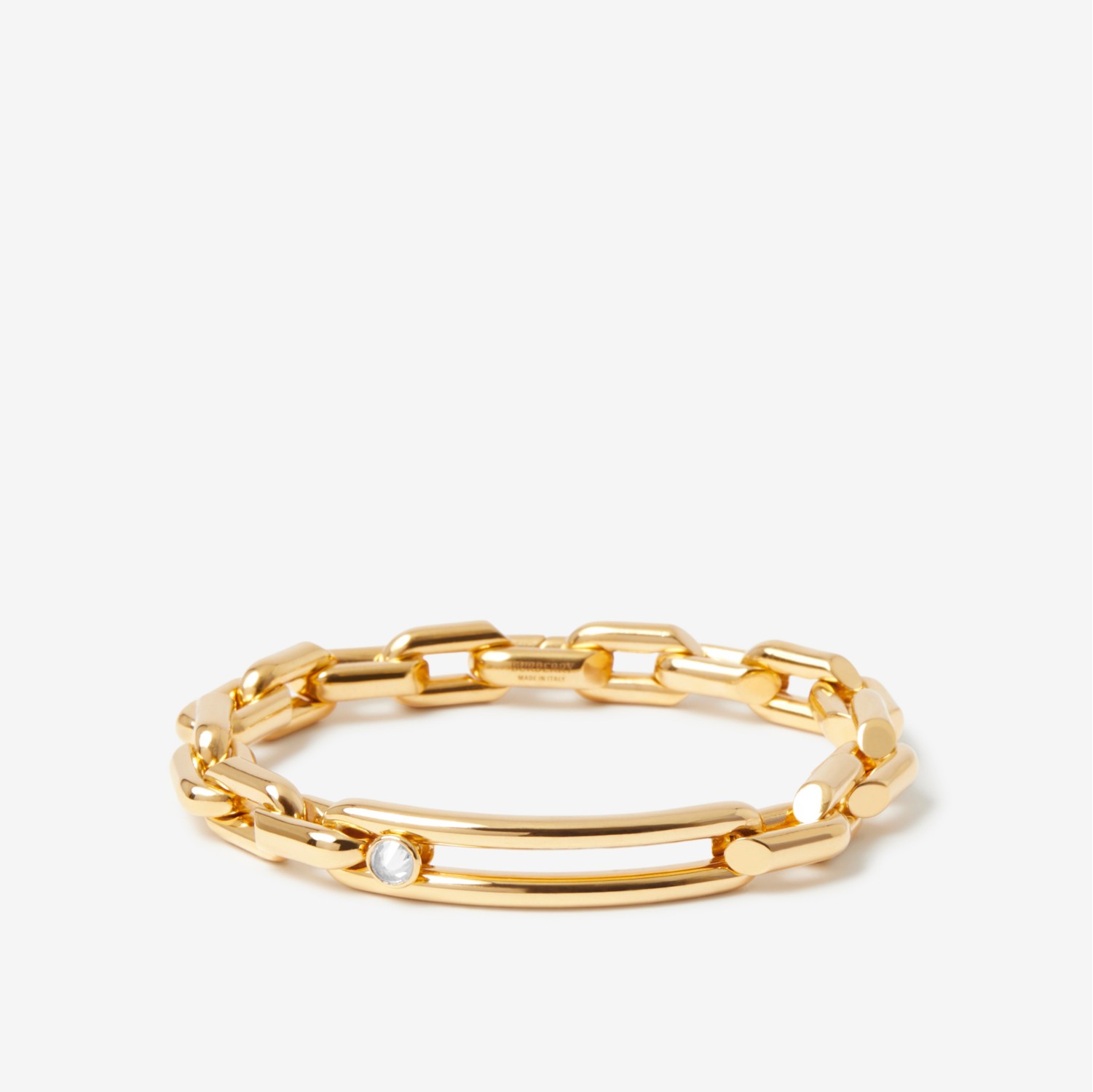 Gold-plated Hollow Chain Bracelet | Burberry® Official