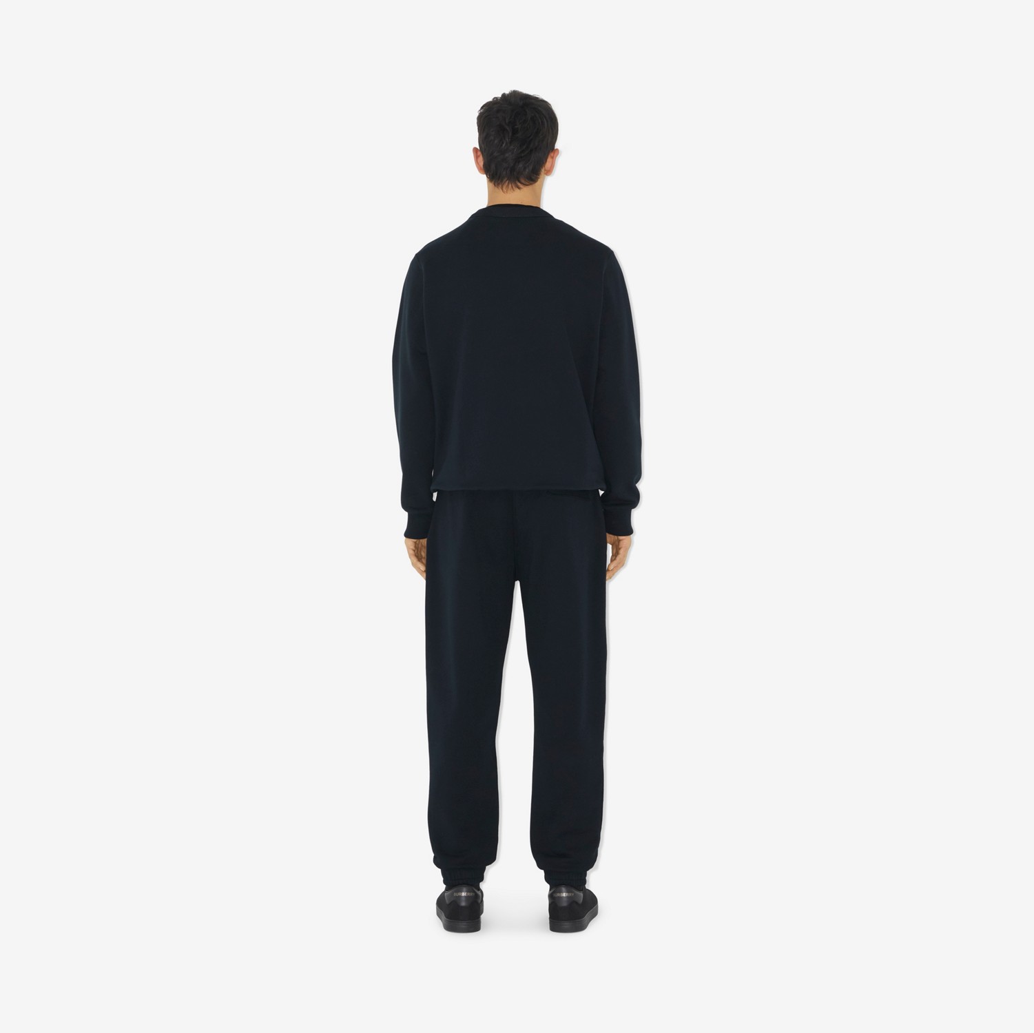 Pantalones de jogging en algodón con EKD (Azul Marino Ahumado) - Hombre | Burberry® oficial