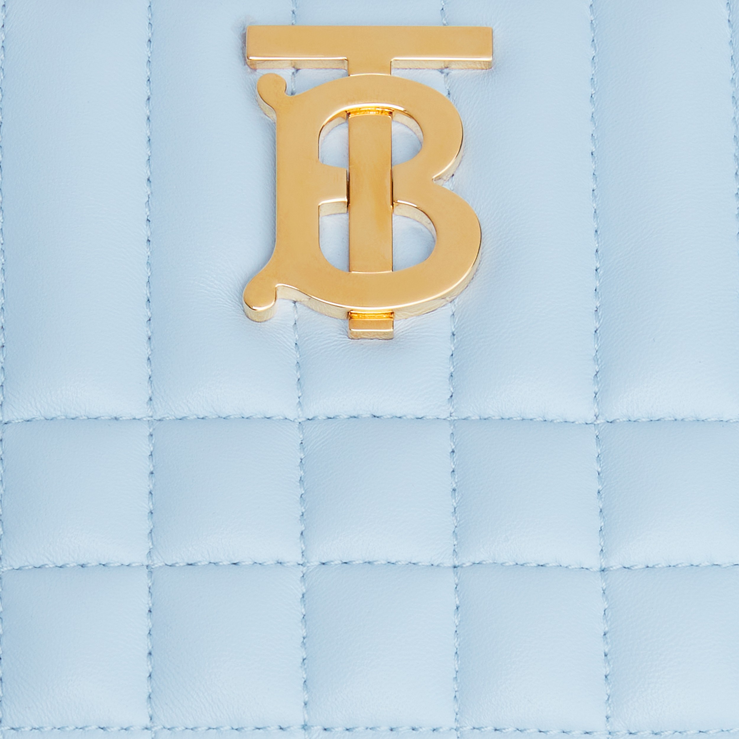Petit sac Lola doux matelassé en cuir (Bleu Pâle) - Femme | Site officiel Burberry® - 2