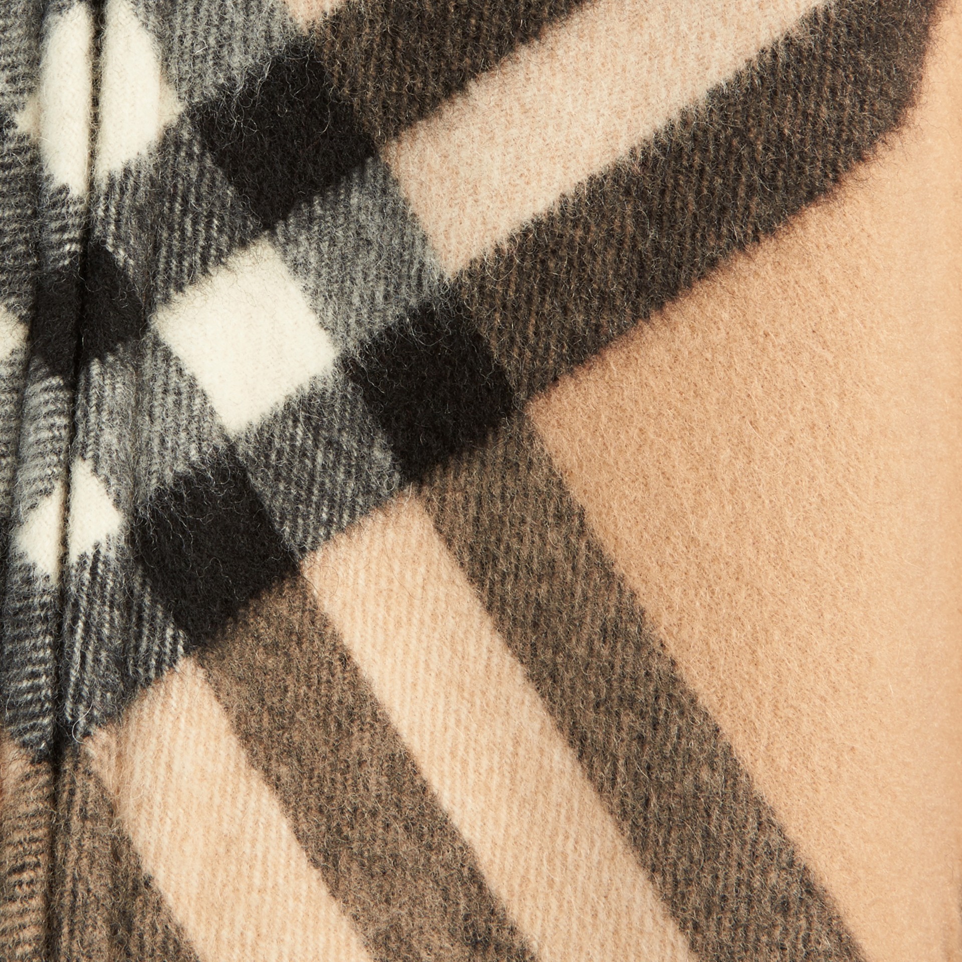 Check Wool Cashmere Cape | Burberry