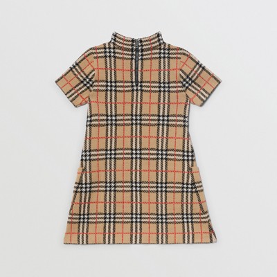 one piece dress checks