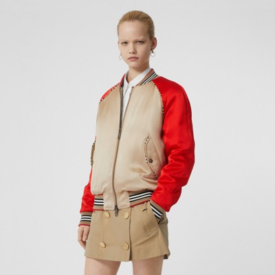 burberry bomber jacket womens