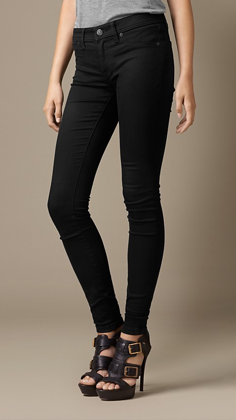 Skinny Fit Low-Rise Power-Stretch Jeans | Burberry
