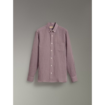 pink burberry shirt for men