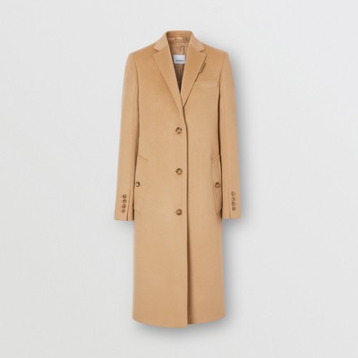 burberry wool cashmere tailored coat