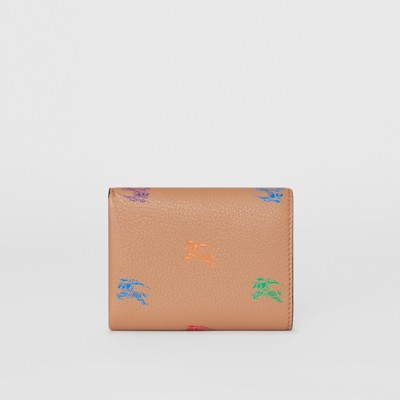 Small EKD Leather Wallet in Light Camel 