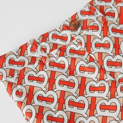 burberry estampado rojo