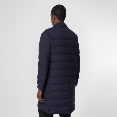puffer wool coat