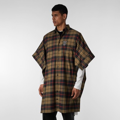 burberry poncho men