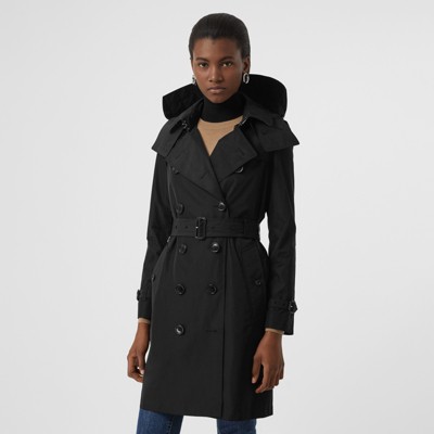 burberry black coat