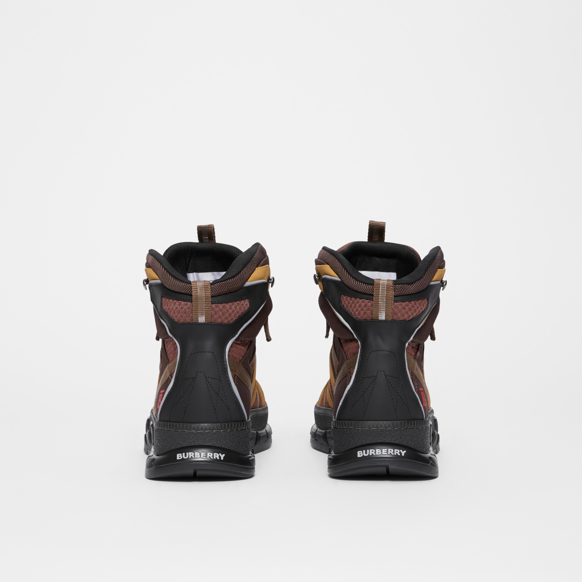 mesh and nubuck union sneakers
