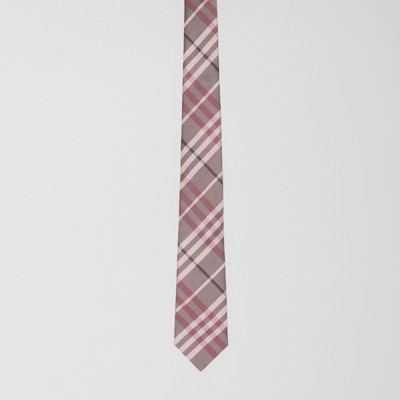 pink burberry tie
