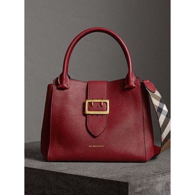 burberry medium grainy leather tote