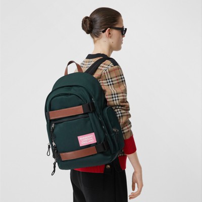 burberry backpack green