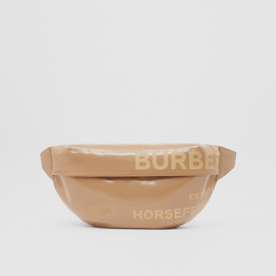 extra large horseferry print coated canvas bag