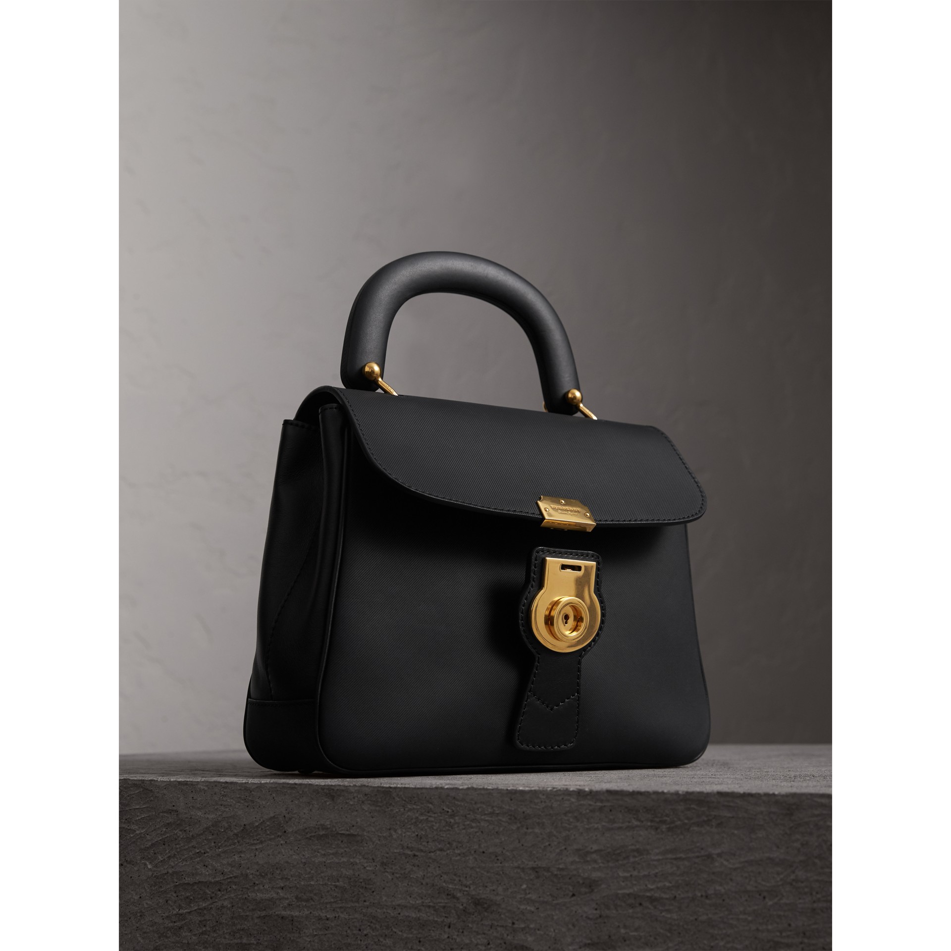 The Medium DK88 Top Handle Bag in Black | Burberry United Kingdom