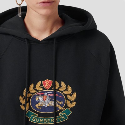 burberry archive logo hoodie