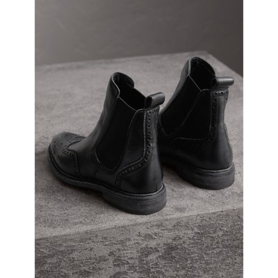 burberry brogue boots