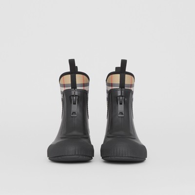 vintage rubber boots with buckles