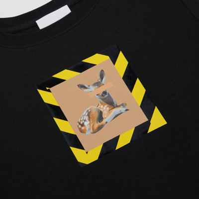 burberry deer print t shirt