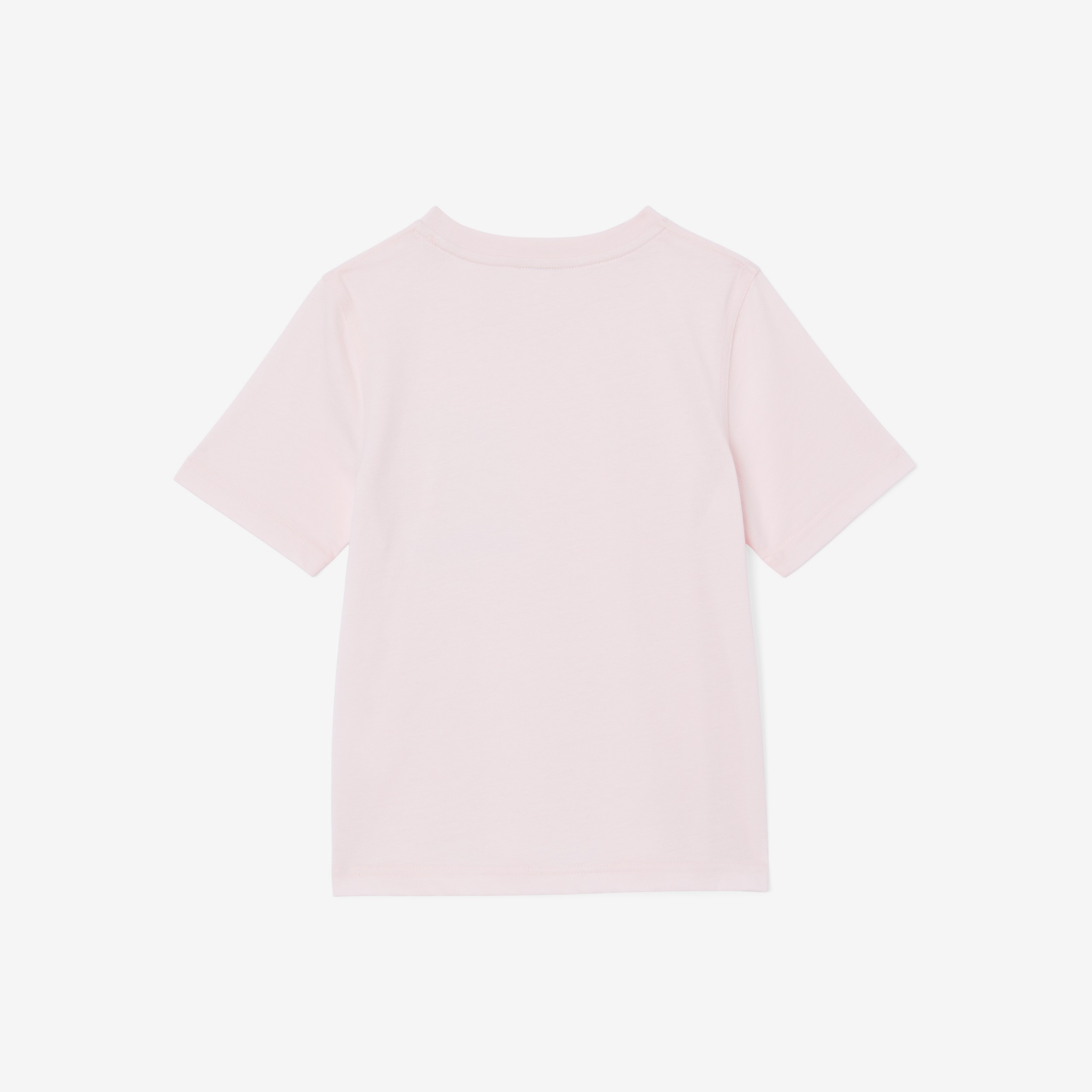 Camiseta en algodón con estampado de conejo (Rosa Gélido) | Burberry® oficial - 2