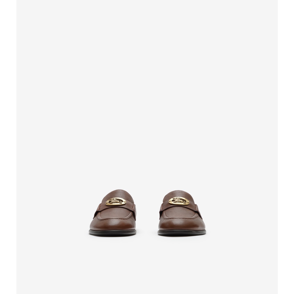  Check Leather Opal Loafers