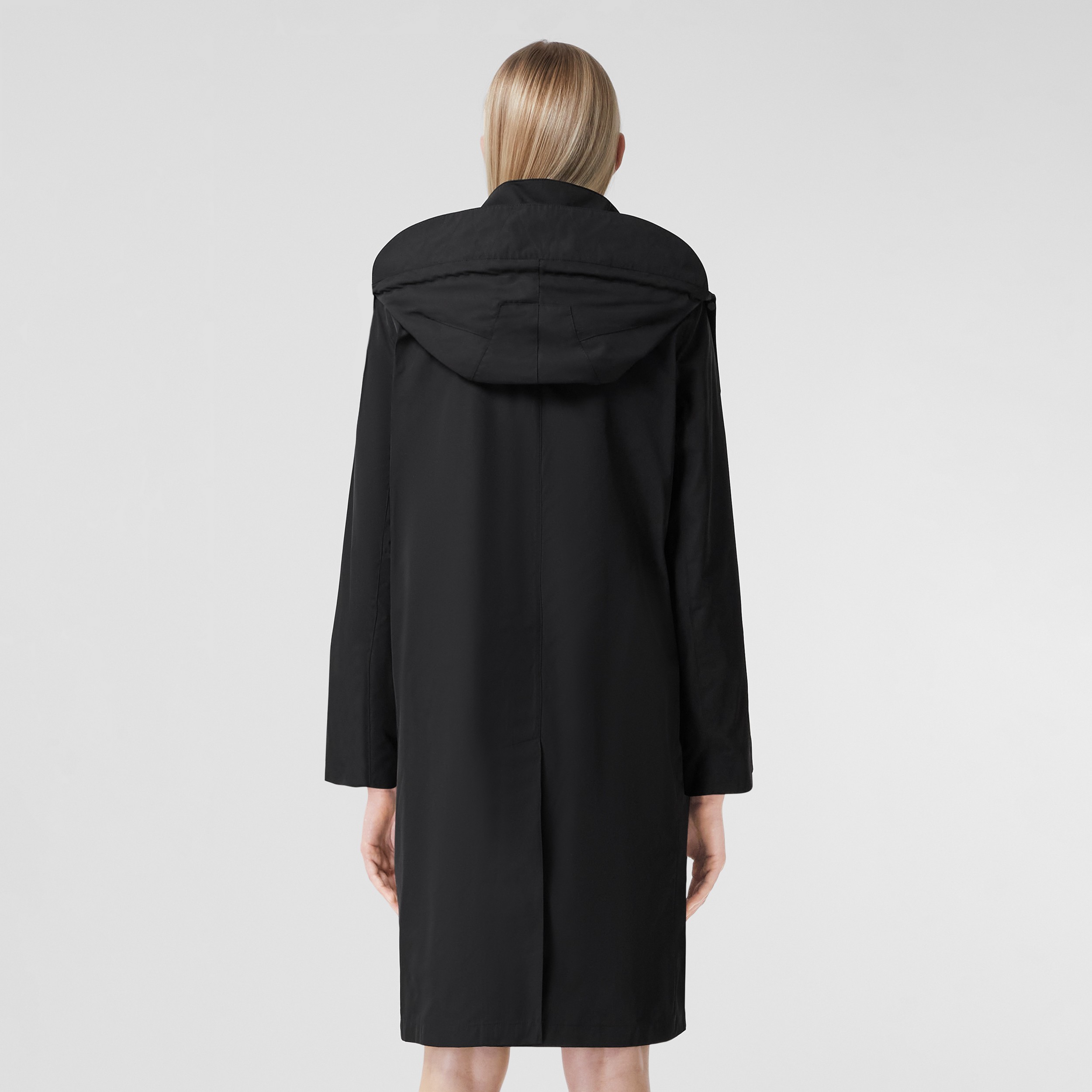 Abrigo tres cuartos con capucha extraíble (Negro) - Mujer | Burberry® oficial - 3