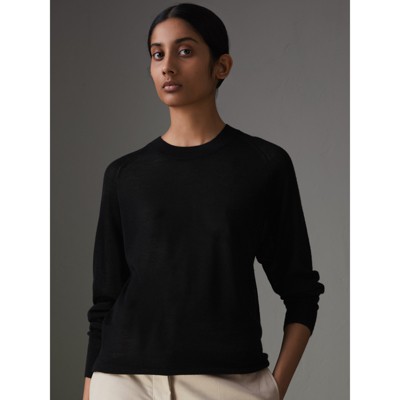 burberry sweater black