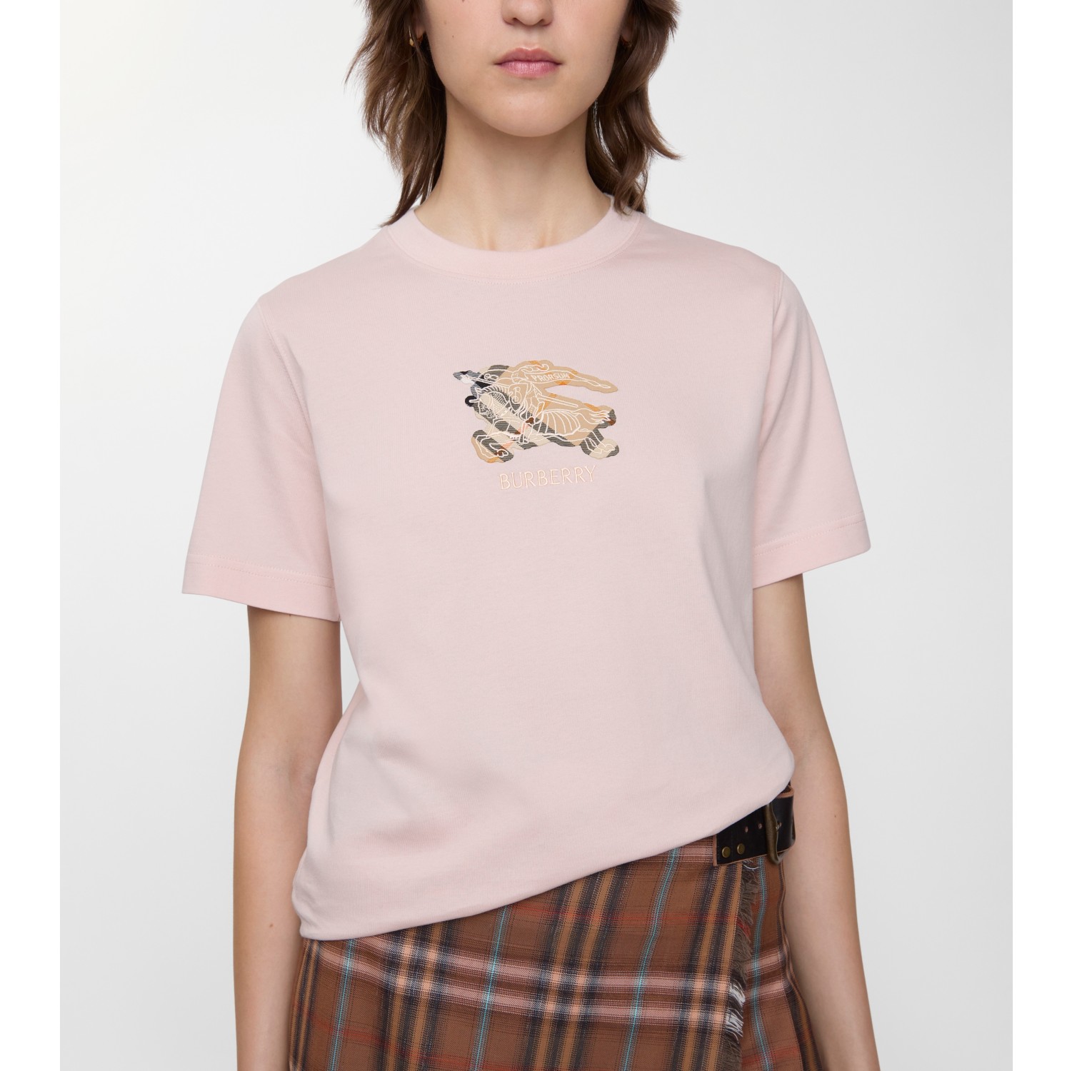 EKD Check Cotton T-shirt
