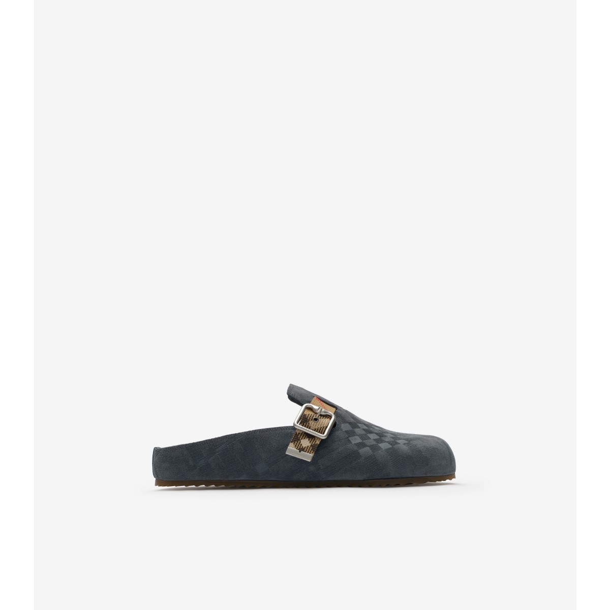  Check Suede Urchin Clogs