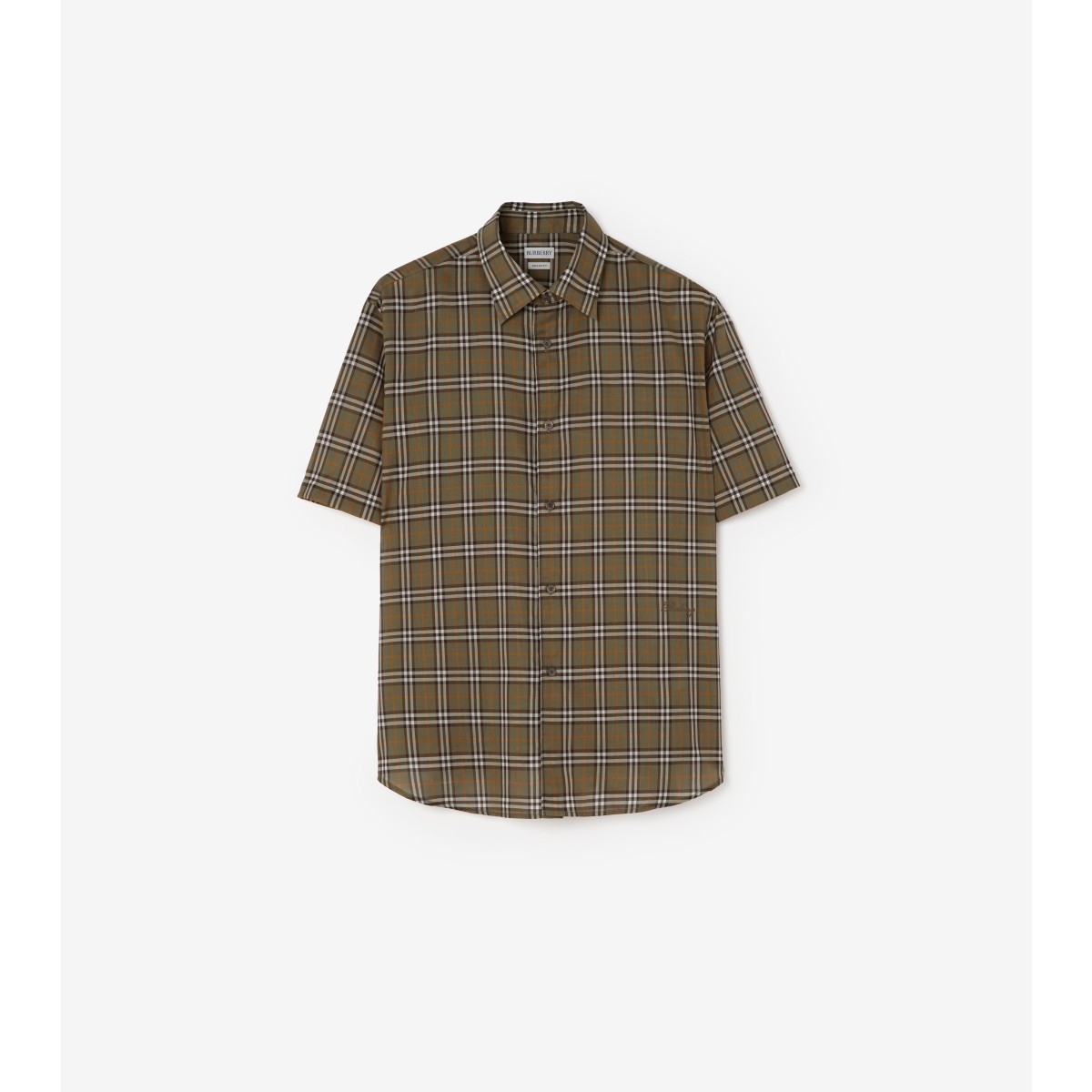  Check Relaxed Fit Cotton Shirt