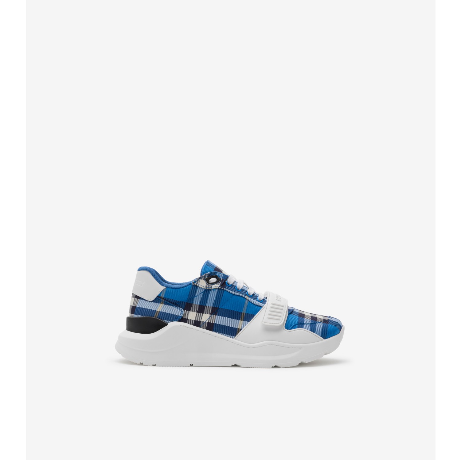 Check Nylon Sneakers