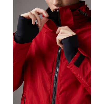 red burberry jacket men