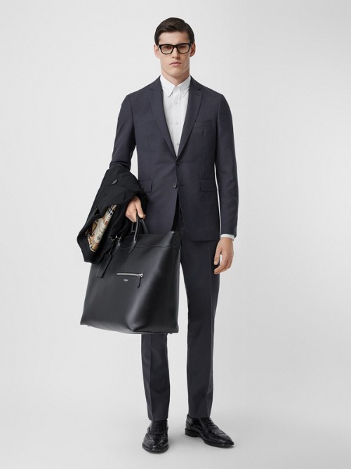 BURBERRY BURBERRY SLIM FIT WOOL MOHAIR SUIT,80222361