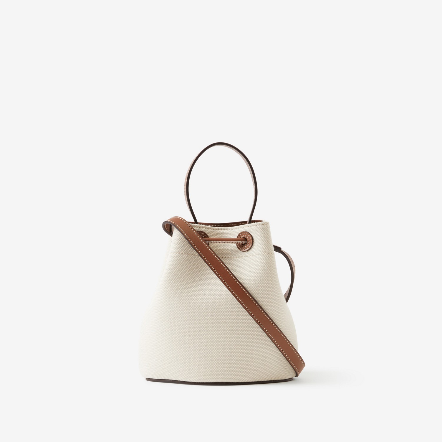 TB Bucket Bag im Kleinformat (Naturfarben/malzbraun) - Damen | Burberry®