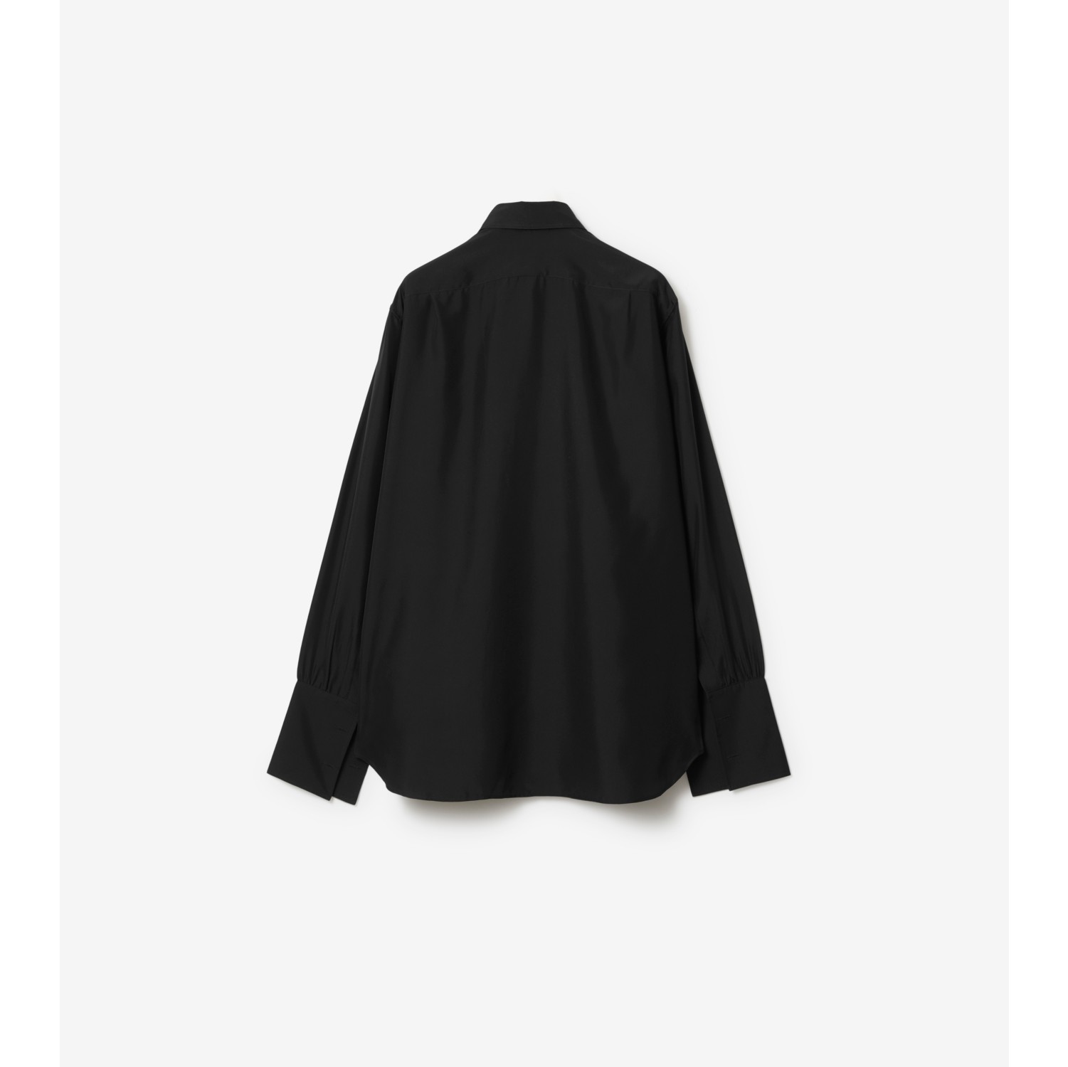 Silk Shirt in Black - Women | Burberry® Official