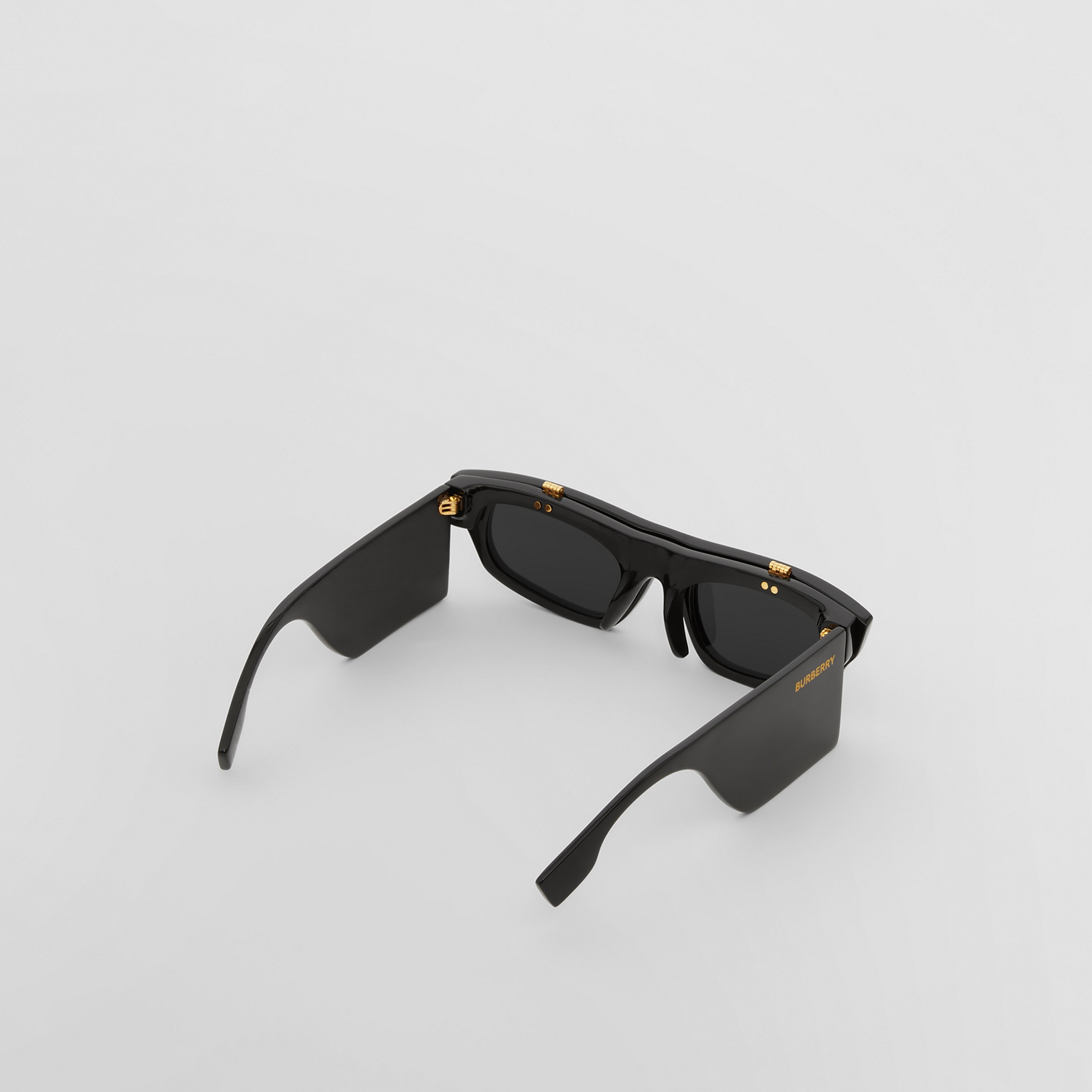 Hochklappbare Cat-Eye-Sonnenbrille „Palmer“ (Schwarz/schwarz) - Damen | Burberry® - 4