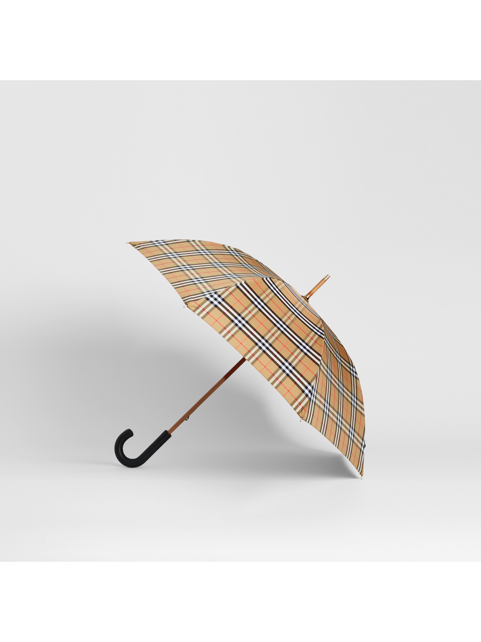 vintage 格纹长柄雨伞 产品图片41