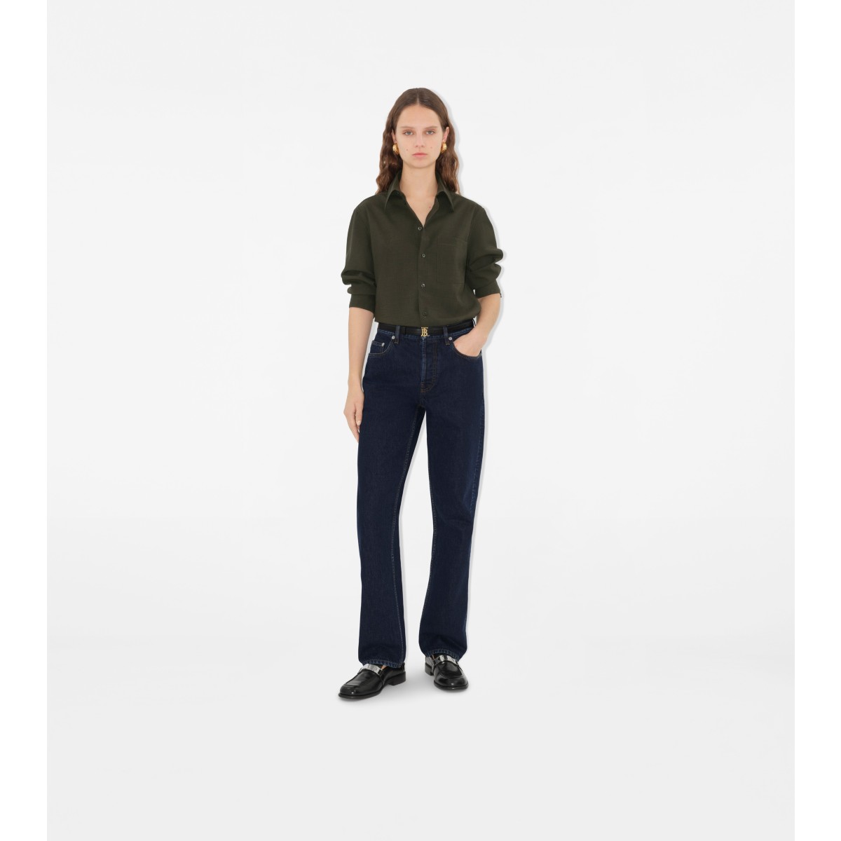  Leather Reversible TB Belt