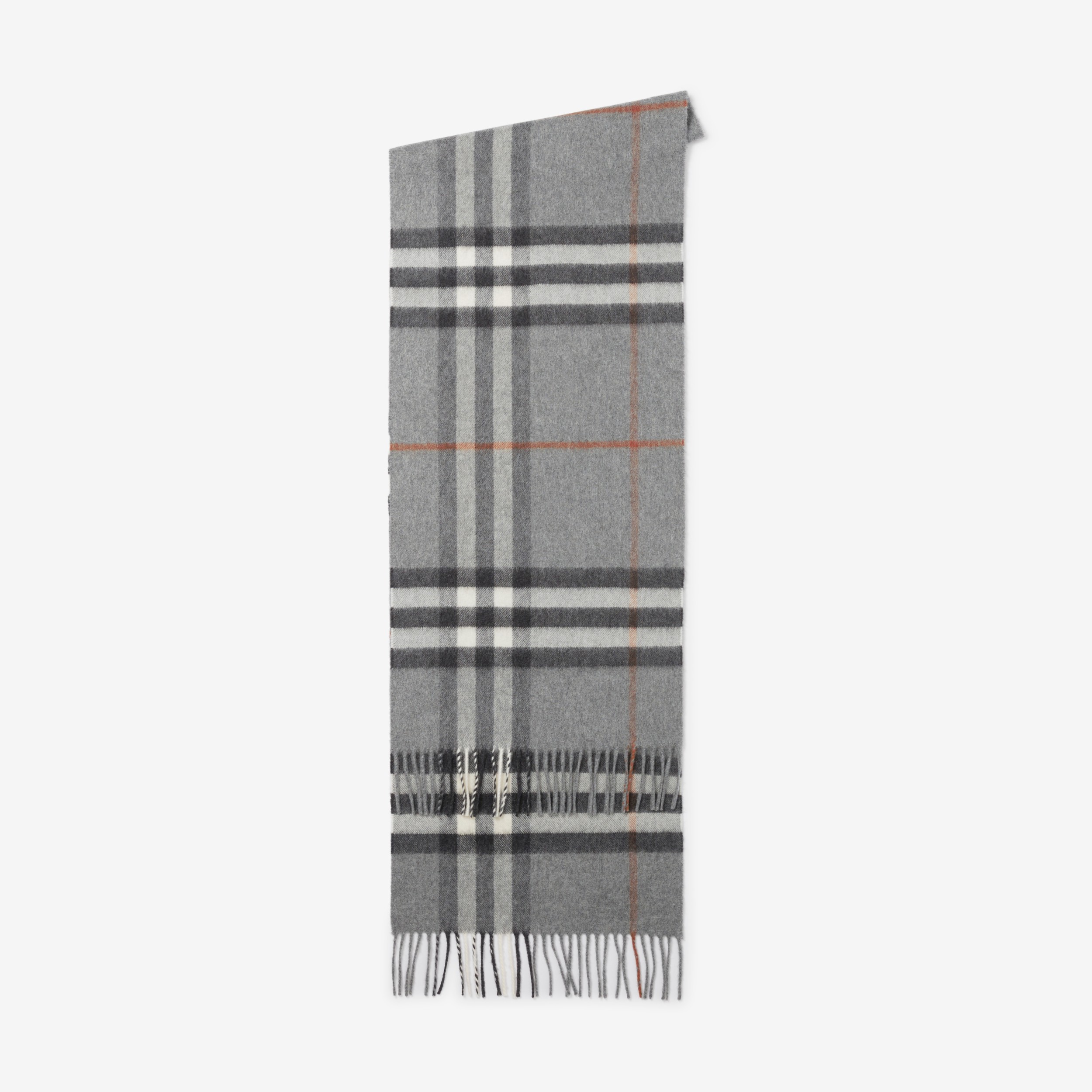 The Burberry Check Cashmere Scarf in Grey | Burberry® Official