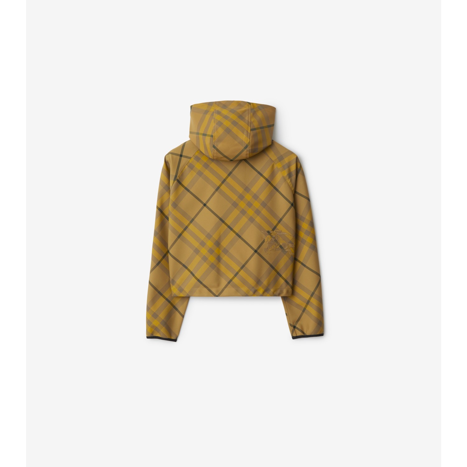 Cropped Check Lightweight Jacket