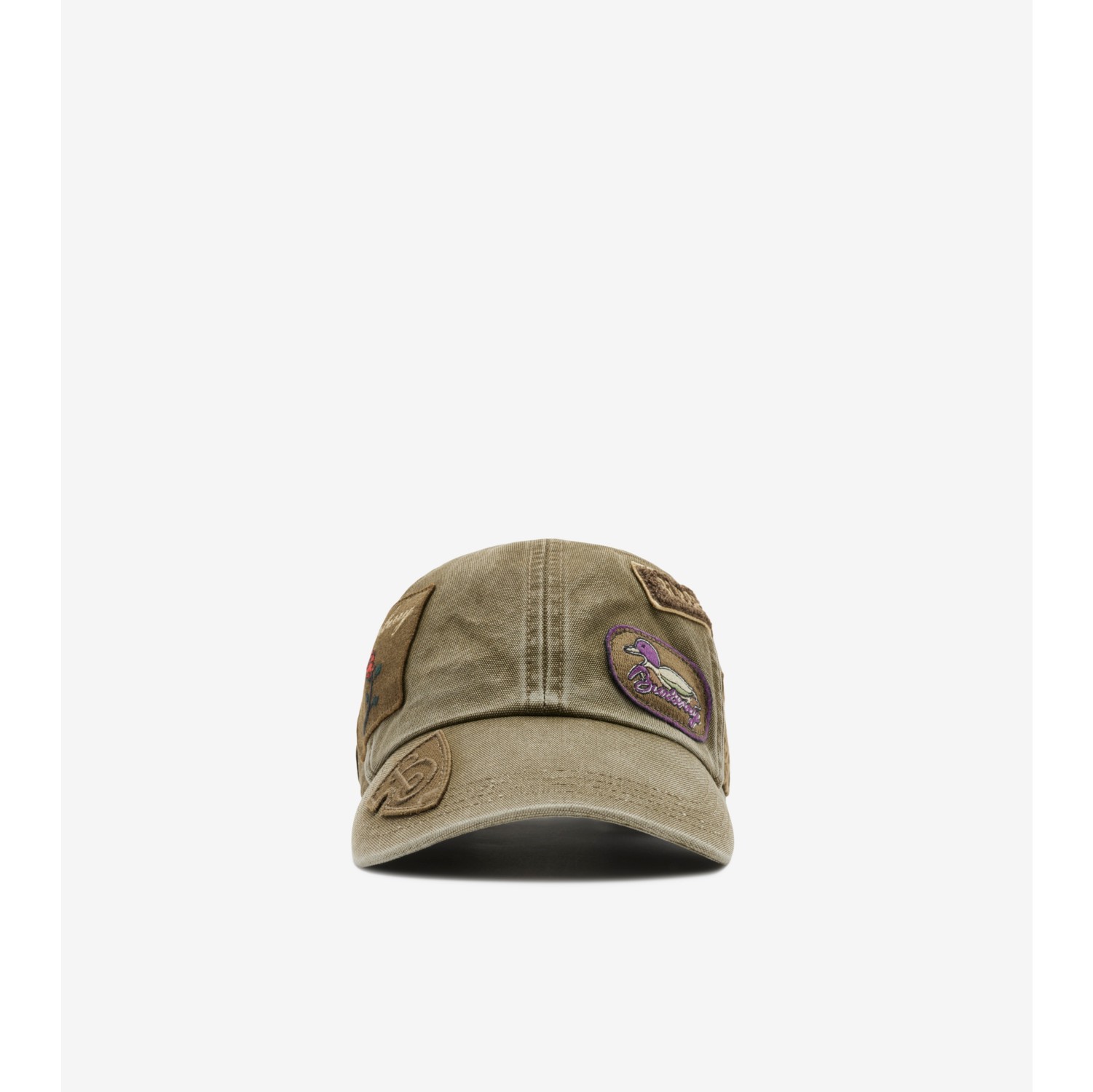 Gorra en algodón con distintivo