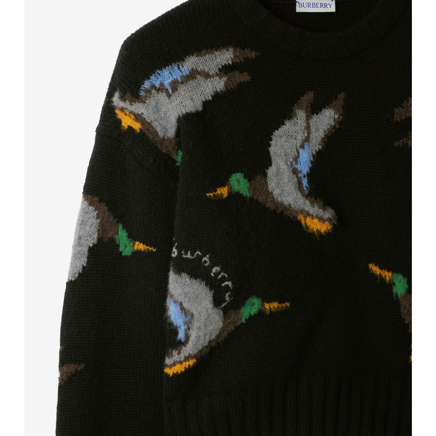 Cropped Duck Wool Sweater