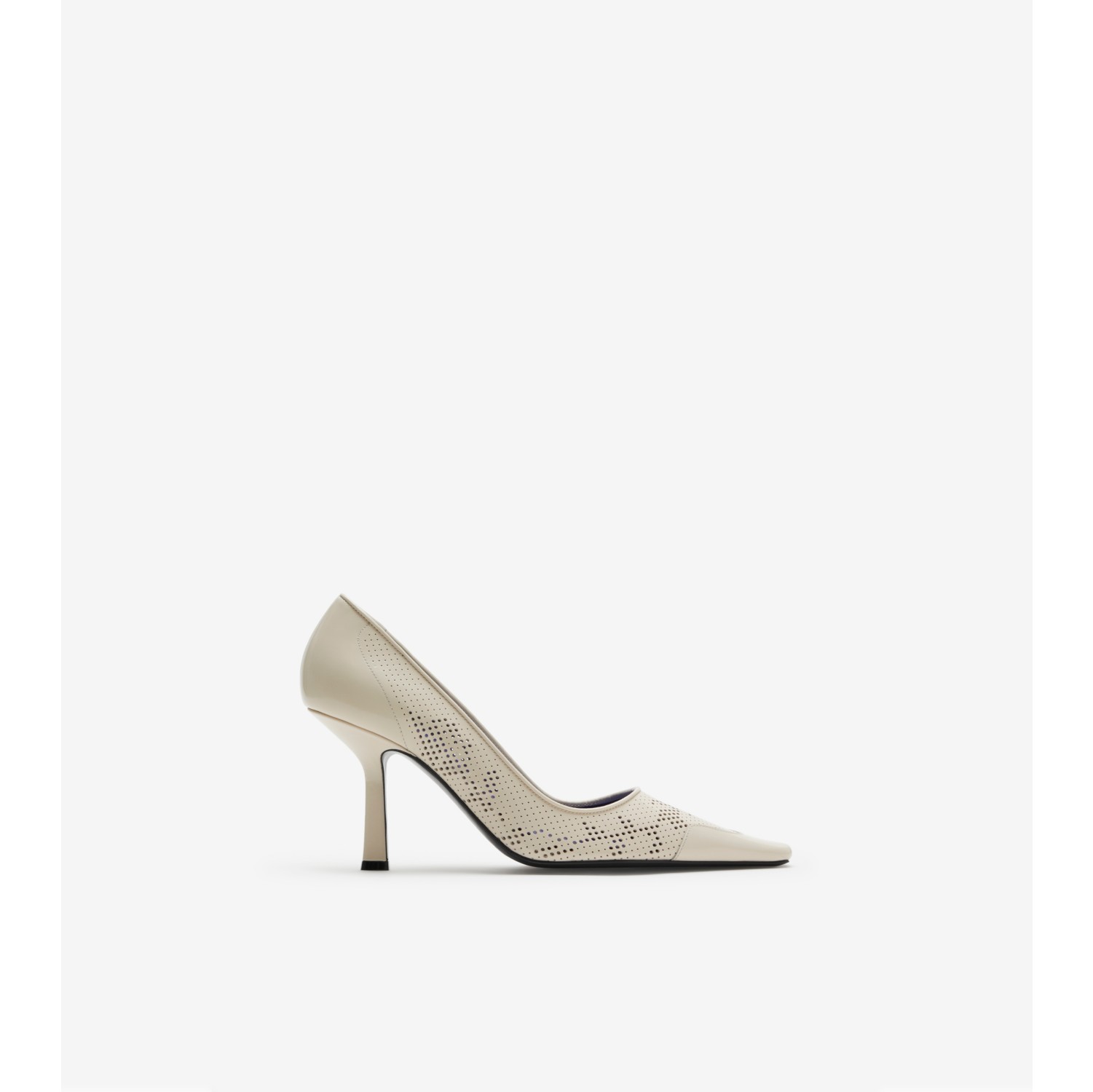 Ivory leather outlet pumps