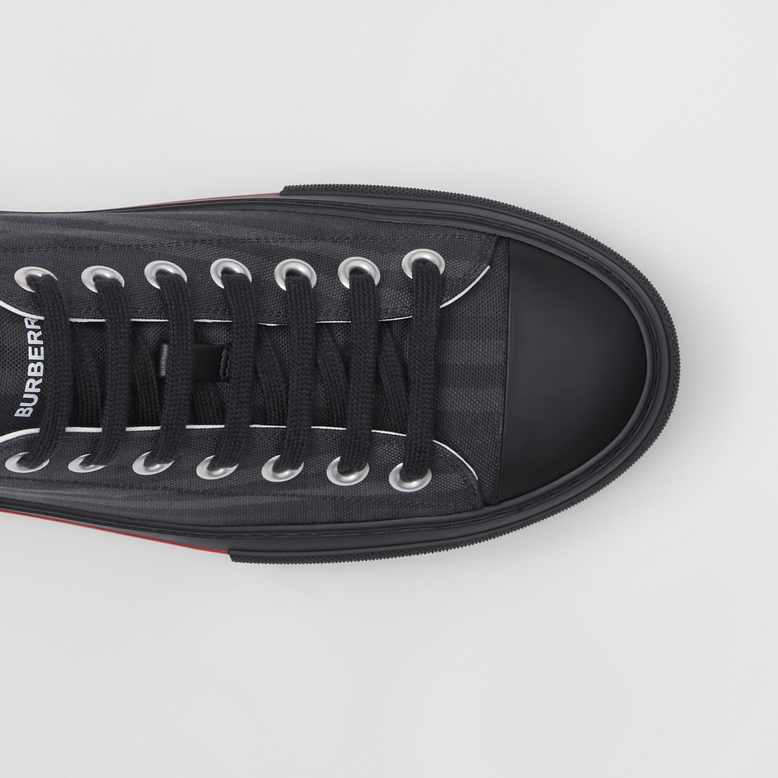 Baumwoll-Sneaker mit Vintage Check-Muster (Dunkles Anthrazitfarben) - Herren | Burberry® - 2