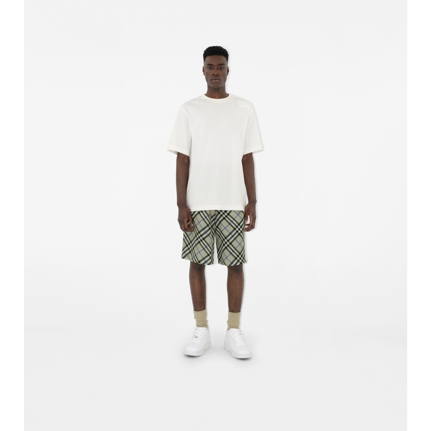 Seidenshorts in Check