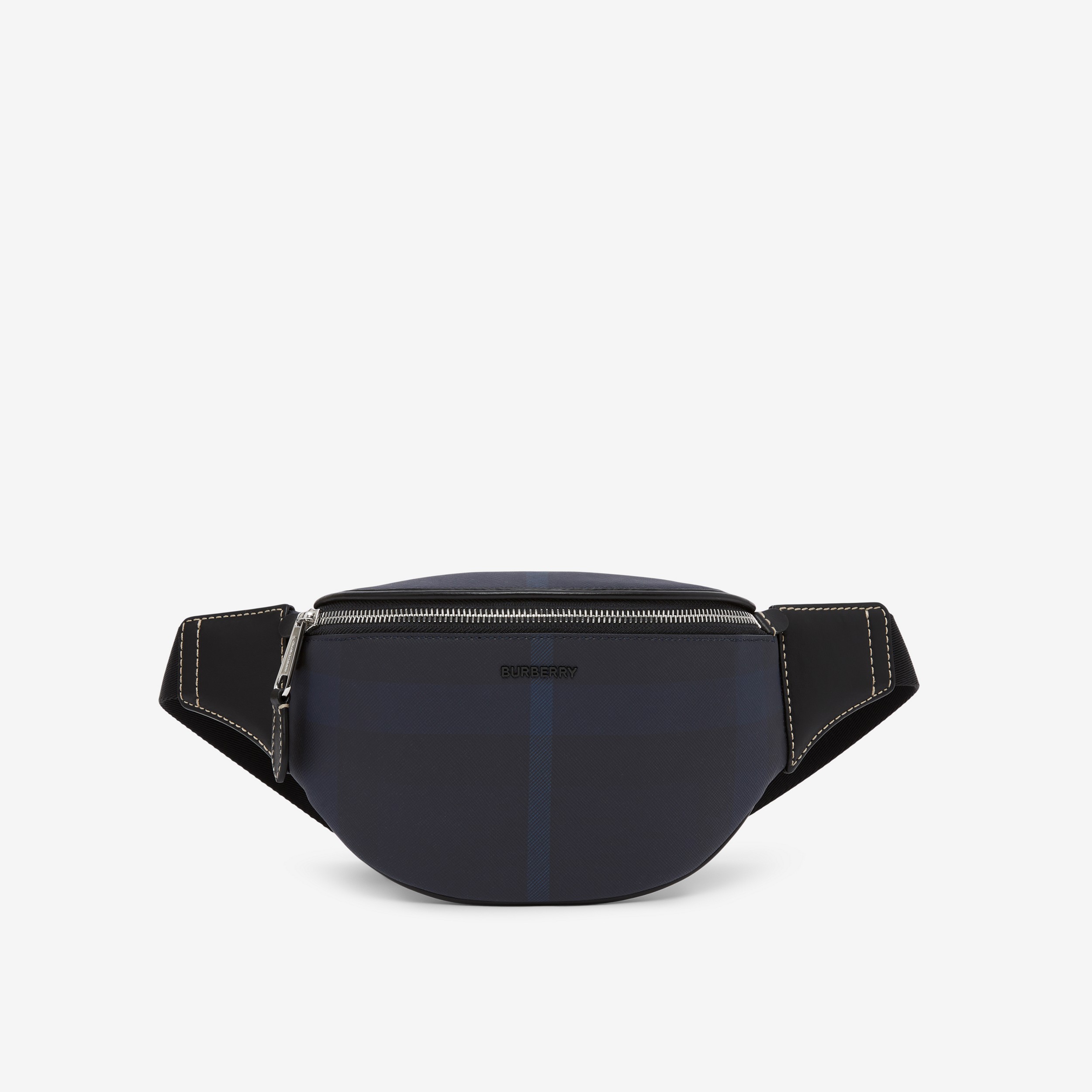 Mini Cason Belt Bag in Navy Blue - Men | Burberry® Official - 1